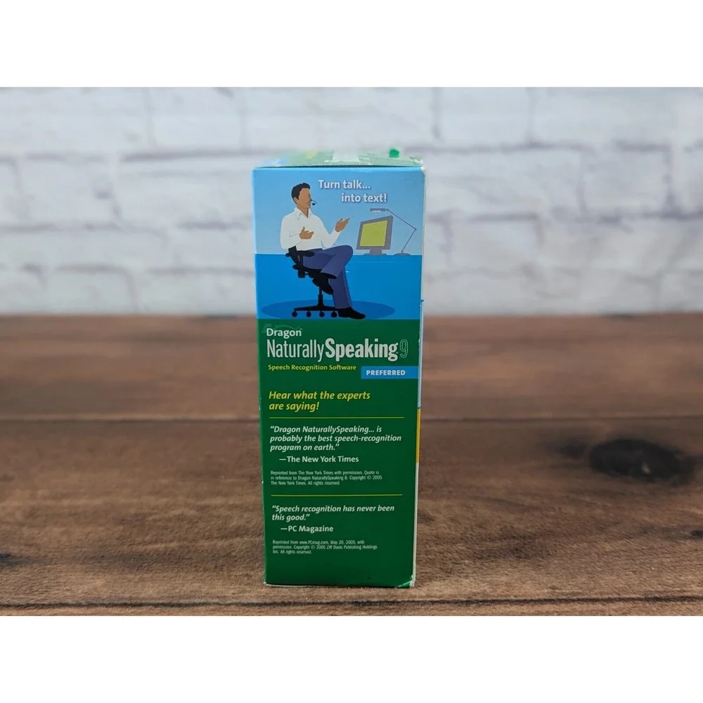 NEW DRAGON NATURALLY SPEAKING 9 PREFERRED SpeechRecognition Software Mic Headset